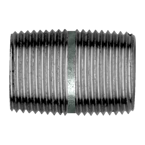 3/4" Sch. 40 Galvanized Male NPT Close Nipple  GI-112-E