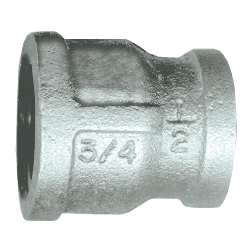 3 x 1" Sch. 40 Galvanized Iron Female NPT Reducer Coupler  GI-119-PH