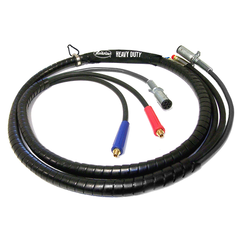 12' Truck Service/Emergency Airbrake Hose & 7-Way Electrical Cable Assembly  HAB3-ABS-12