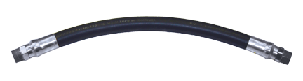 1 x 180" Male NPT - Type I Nitrile Rubber Natural Gas Hose Assembly  I16C180MP16MP16