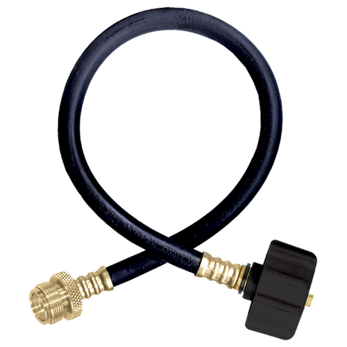 1/4 x 48" Male Primus - Female QCC1 - Type I Nitrile Rubber Natural Gas Hose Assembly  I4C48MCQCC