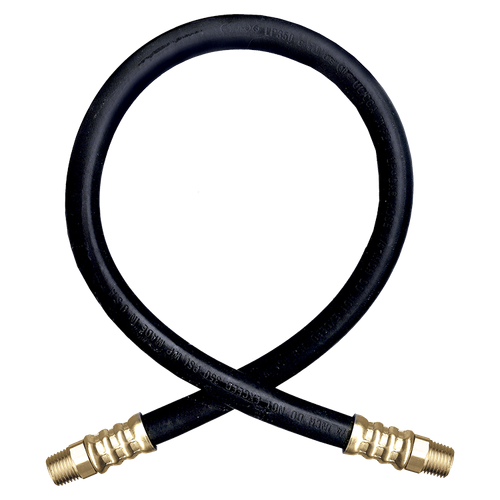 3/8 x 900" Male NPT - Type I Nitrile Rubber Natural Gas Hose Assembly  I6C900MP6MP6