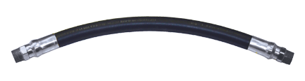 1/2 x 96" Male NPT - Type I Nitrile Rubber Natural Gas Hose Assembly  I8C96MP8MP8