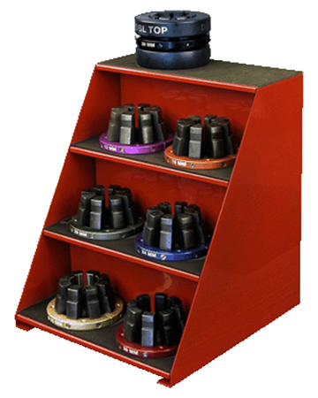 Hydraulic Cripmer Die Rack Only (Organizes Dies P100D-14 ~ P100D-38)  P100D-DIE RACK
