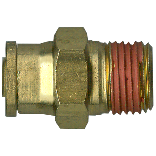 3/8 x 3/8" Brass DOT Push-To-Connect - Male NPT Connector  PC1468-6C