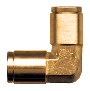 1/8" Brass Push-To-Connect 90° Elbow  PC65-2