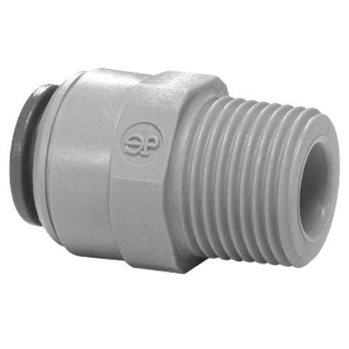1/4 x 1/8" JG® Grey Acetal Push-To-Connect - Male NPT Connector  PI010821S
