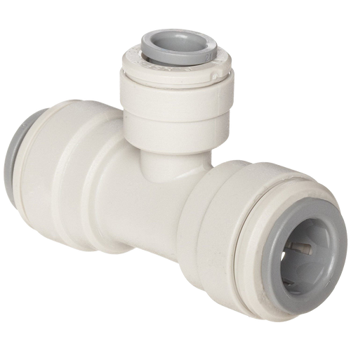 1/2 x 1/2 x 3/8" JG® Grey Acetal Push-To-Connect Reducing Tee  PI301612S