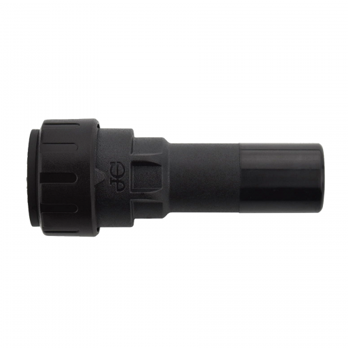 1/2 x 3/8" JG® Black Polysulfone Male Stem - CTS Twist Lock Reducer  PSEI062016E