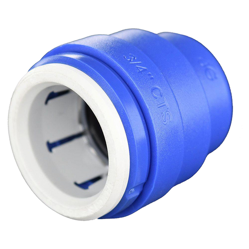 3/4" JG® Blue Polysulfone CTS Twist Lock Sealing End Cap  PSEI4628B