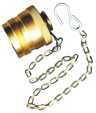 1-1/2" Brass Aero FD51 Hydraulic Thread-To-Connect Coupler Plug  QD-BTTWDP-24