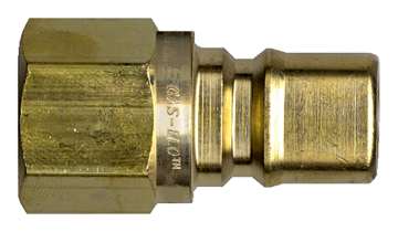1 x 1" GAS-FLO® Brass Natural Gas Q/D Nipple - Female NPT  QD-GMN16-16F