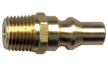 1/4 x 1/4" GAS-FLO® Brass RV Natural Gas Q/D Nipple - Male NPT  QD-GMRVN4-4M