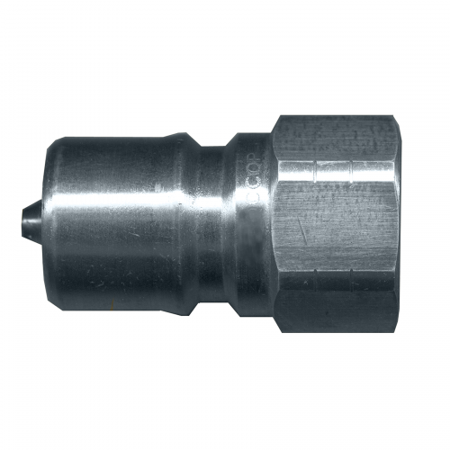 3/8 x 3/8" Stainless Steel ISO "B" Hydraulic Q/D Nipple - Female NPT  QD-SISOBN6-6F