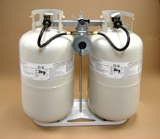 24" (30 lb.)  RV Propane Tank Pan & Hold Down Kit  RV-TANK-KIT-24