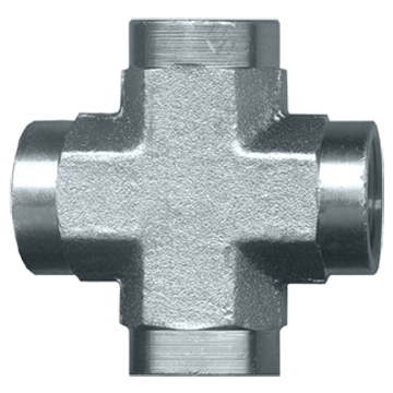 3/4" Steel Female NPT Cross  S1002-E