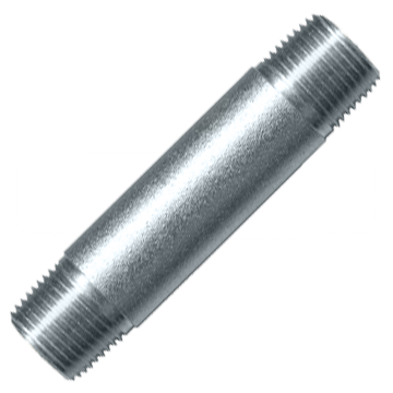 3/8 x 2" Steel Male NPT Long Nipple  S1013-C2