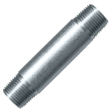 3/8 x 3" Steel Male NPT Long Nipple  S1013-C3