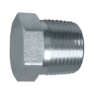 3/8" Steel Male NPT Hex Head Sealing Plug  S1021-C