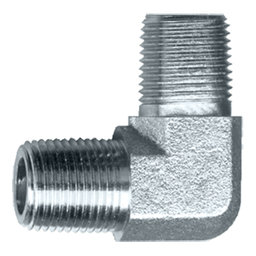 1-1/4" Steel Male NPT 90° Elbow  S1099-J