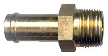 5/8 x 3/8" Steel Hose Barb - Male NPT Connector  S1125-10C