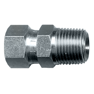 3/4 x 1" Steel Female 37° JIC - Male NPT Connector  S3520-16E