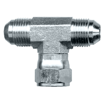 1/2" Steel Male 37° JIC - Male 37° JIC - Female 37° JIC Tee  S3545-8