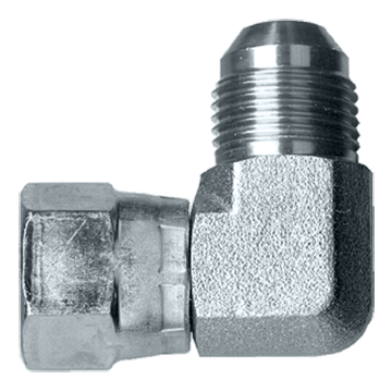 1 x 1" Steel Female 37° JIC - Male 37° JIC 90° Elbow  S3549-16