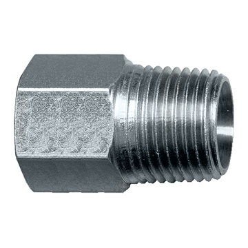9/16"-18 x 3/8" Steel Female ORB - Male NPT Connector  S3622F-6C