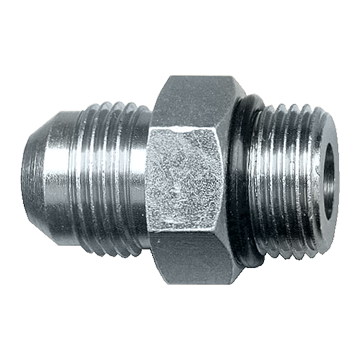 2 x 2-1/2"-12 Steel Male 37° JIC - Male ORB Connector  S3648-32