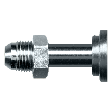 1 x 1" (1.75" Flange) Steel Male 37° JIC - Code 61 Straight Flange Adapter   S3700BT-1616
