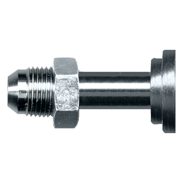 1 x 1" (1.88" Flange) Steel Male 37° JIC - Code 61 Straight Flange Adapter   S3700BT62-1616