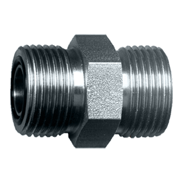 1-3/16"-12 Steel Male ORFS Union  S3942-12