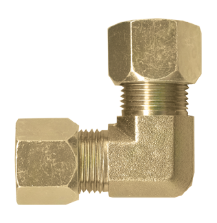 1/2" Steel Metal Line Compression 90° Elbow  S6765-8