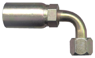 1 x 1 " Weatherhead® U-Series Hose Crimp - Female 37° JIC Swivel 90° Elbow  SC639-1616