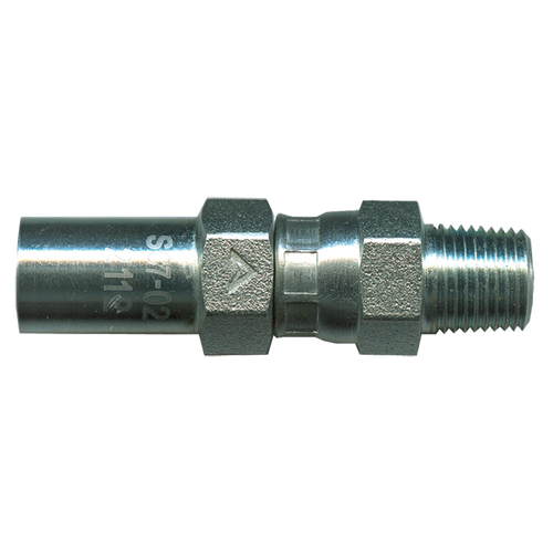 1/8 x 1/8" 100R7 Hose Crimp - Male NPT Swivel  SC725SW-2A