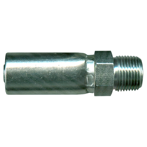 1/4 x 1/4" 100R7/R8/R18 Thermoplastic Hose Crimp - Male NPT  SCTP25-4B