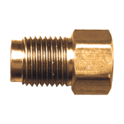 3/8" (16-1.5mm) Brass GM Fuel Line Nut  SFL-6-16MM