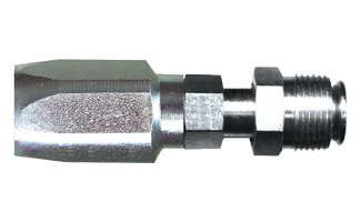 3/8 x 3/8 (5/8"-18) Steel 100R5 Reusable Hose End - Male 45° SAE Inverted Flare  SR535-66