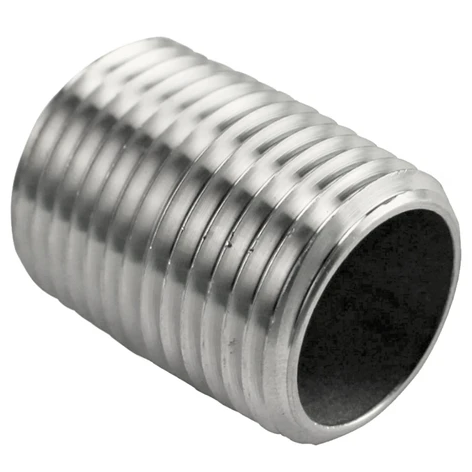 1-1/4" Stainless Steel 316 Male NPT Close Nipple  SS112-J