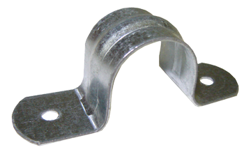 1-1/2" Tube O.D. Plated Steel Two Hole Saddle Strap  TS22-K