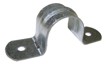 2" Tube O.D. Plated Steel Two Hole Saddle Strap  TS22-M