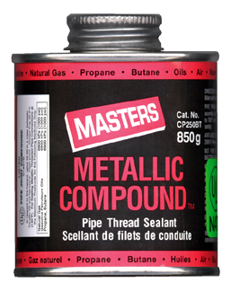 8 oz. Metallic Pipe Sealant - CSA Approved - Brush Top Tin  TTSM-8