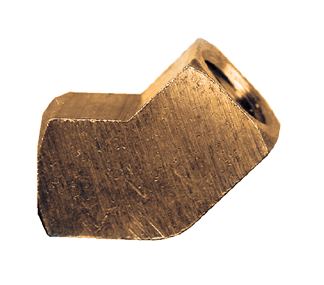 1/8" Extruded Brass Female NPT 45° Elbow  X105-A