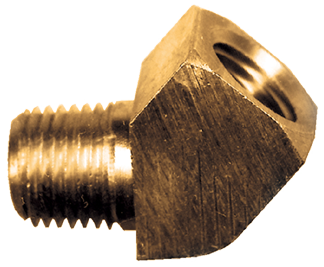1/4" Extruded Brass Female NPT - Male NPT 45° Elbow  X124-B