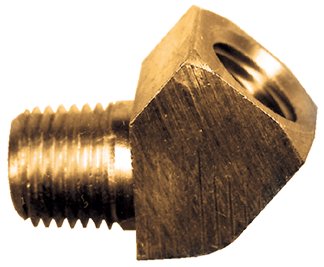 1/2" Extruded Brass Female NPT - Male NPT 45° Elbow  X124-D