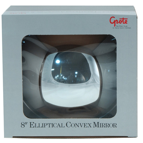 8" Elliptical Mirrors Mirror Head Only - Retail - Black  12272-5