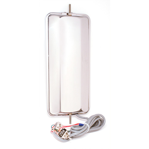 7 x 16" Remote-Control Heated West Coast Mirror Motorized - Stainless Steel  28461