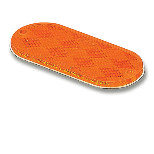 Oval Reflector - Amber  41043