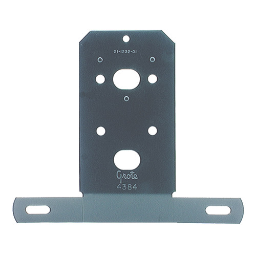 Universal License Plate Bracket - Black Enamel  43842